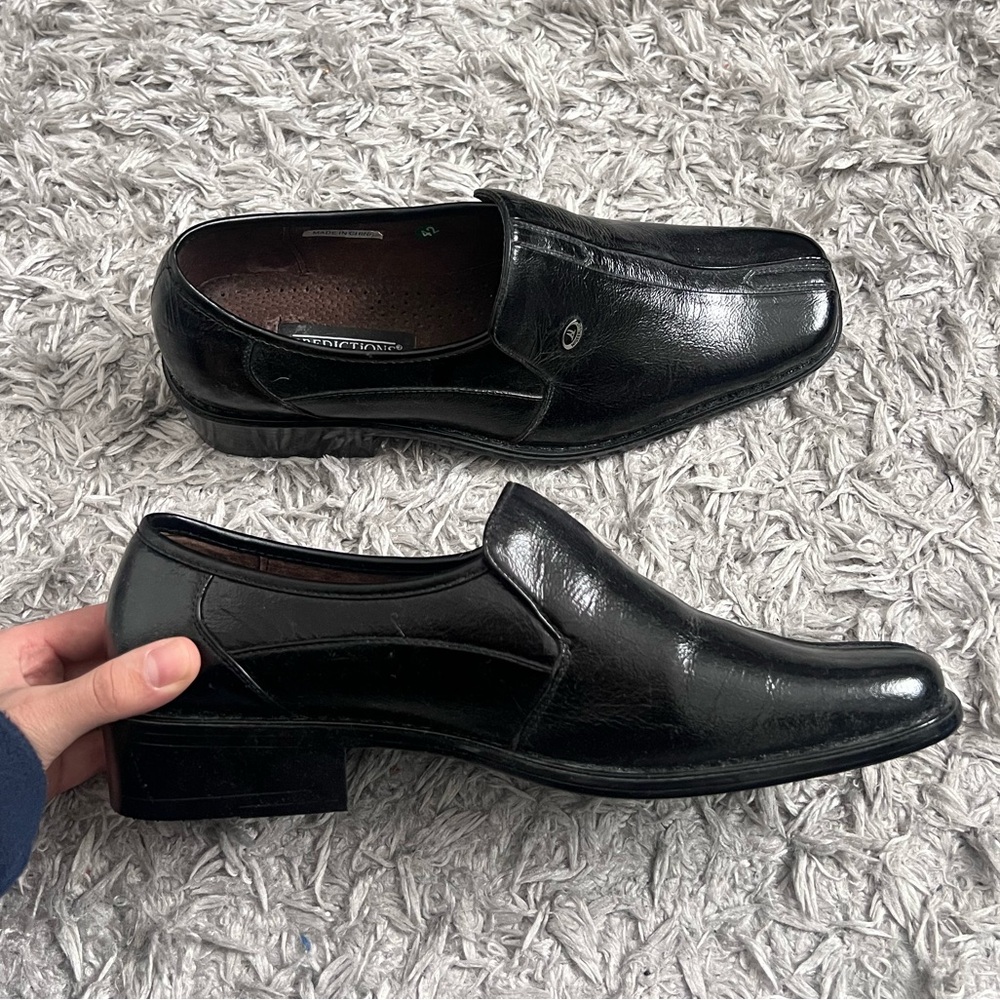 Leather loafers